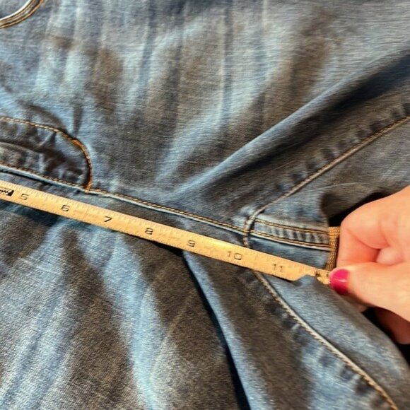 Lisa Rinna Collection Womens Jeans Size 14 UK 18 Straight Leg Denim Mid-Wash - Picture 4 of 8